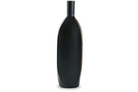 Rhaveney Black Vase by Ashley at Eve Furniture