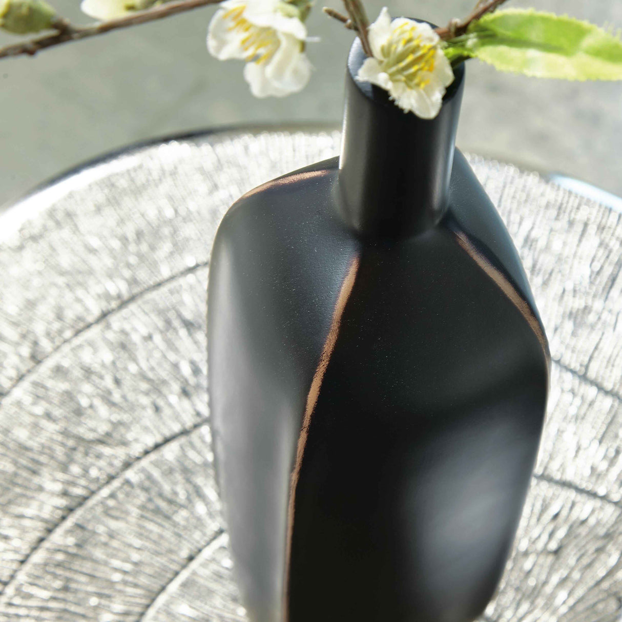Rhaveney Black Vase by Ashley at Eve Furniture