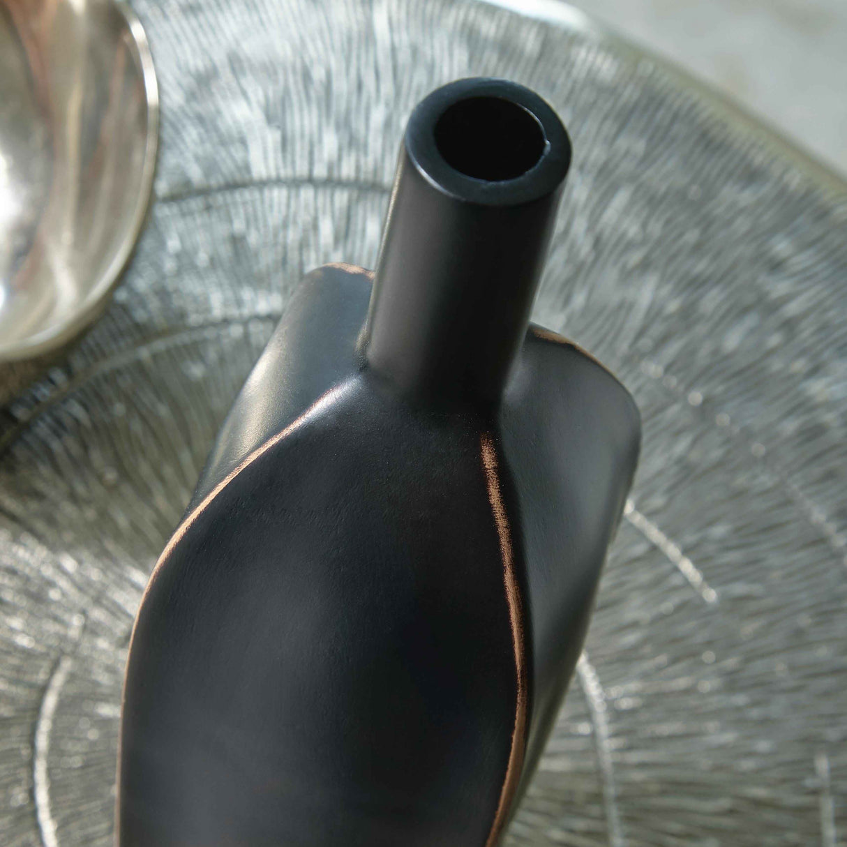 Rhaveney Black Vase by Ashley at Eve Furniture