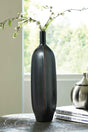 Rhaveney Black Vase by Ashley at Eve Furniture