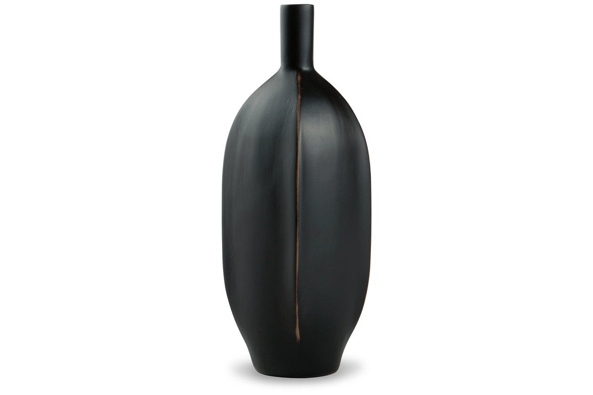 Rhaveney Black Vase by ASHLEY FURNITURE at Eve Furniture