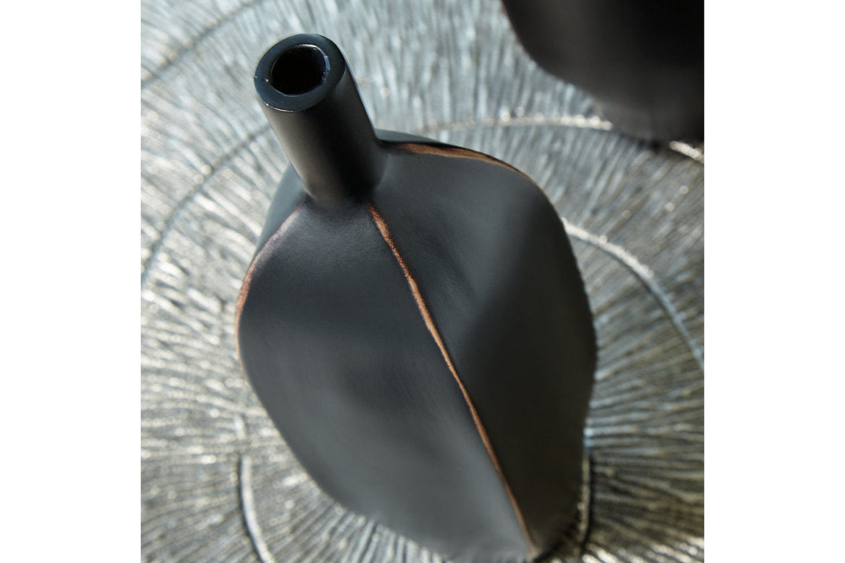 Rhaveney Black Vase by ASHLEY FURNITURE at Eve Furniture