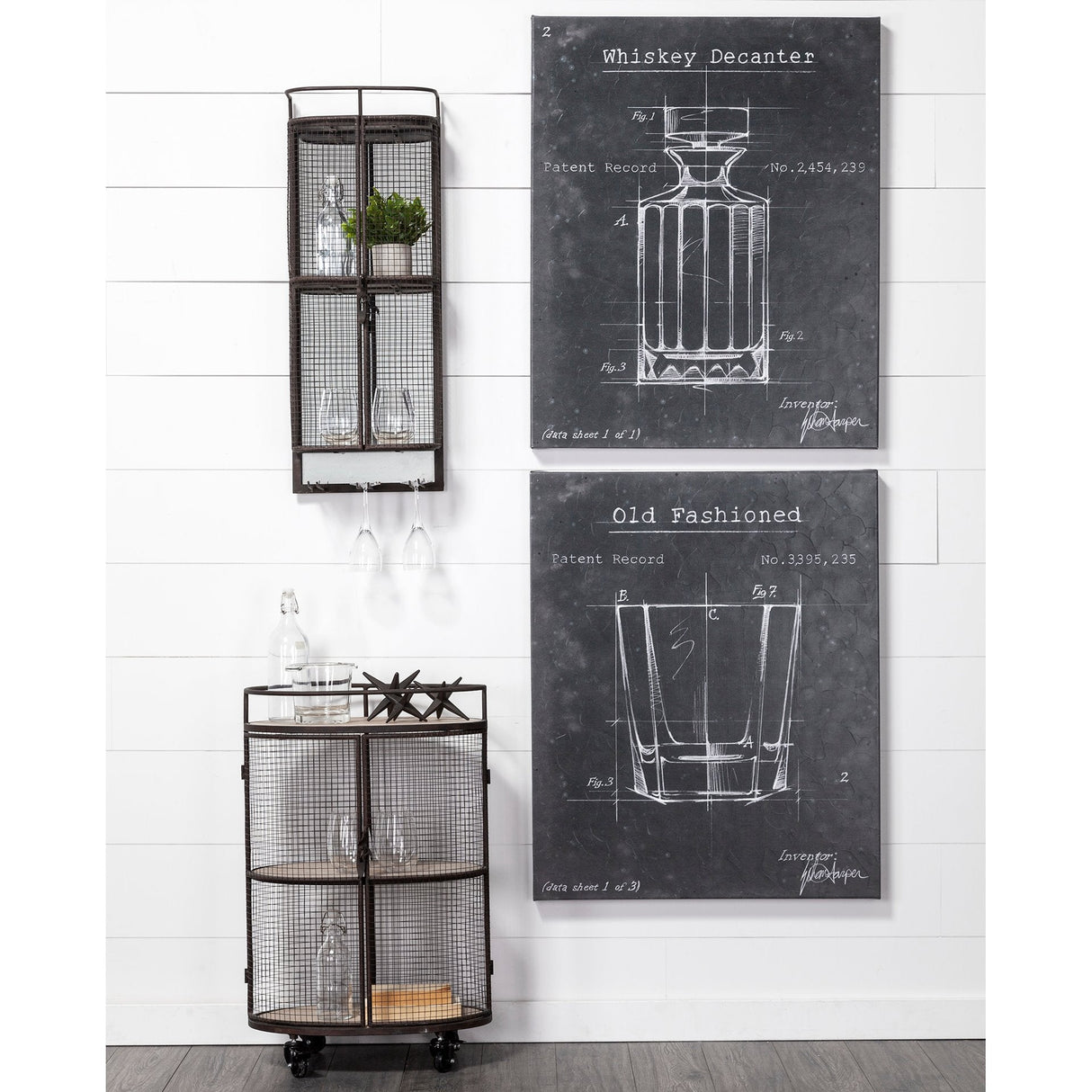 Rhea (Set of 3) Brown Cast Iron Small, Medium & Large Jacks by Mercana at Eve Furniture