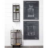 Rhea (Set of 3) Brown Cast Iron Small, Medium & Large Jacks by Mercana at Eve Furniture