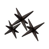 Rhea (Set of 3) Brown Cast Iron Small, Medium & Large Jacks by Mercana at Eve Furniture