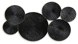 Rhetlen Black/Gold Finish Wall Decor by Ashley at Eve Furniture