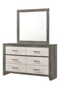 Rhett Brown and Cream Dresser by Crown Mark at Eve Furniture