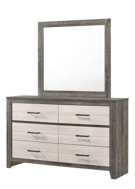 Rhett Brown and Cream Dresser by Crown Mark at Eve Furniture