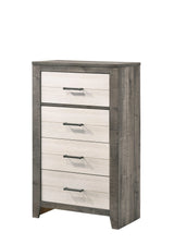 Rhett Brown and Cream LED Platform Bedroom Set by Crown Mark at Eve Furniture