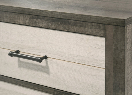 Rhett Brown and Cream LED Platform Bedroom Set by Crown Mark at Eve Furniture
