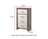 Rhett Brown and Cream LED Platform Bedroom Set by Crown Mark at Eve Furniture