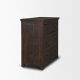 Rhett Reclaimed Wood 3 Drawer Cabinet by Mercana at Eve Furniture