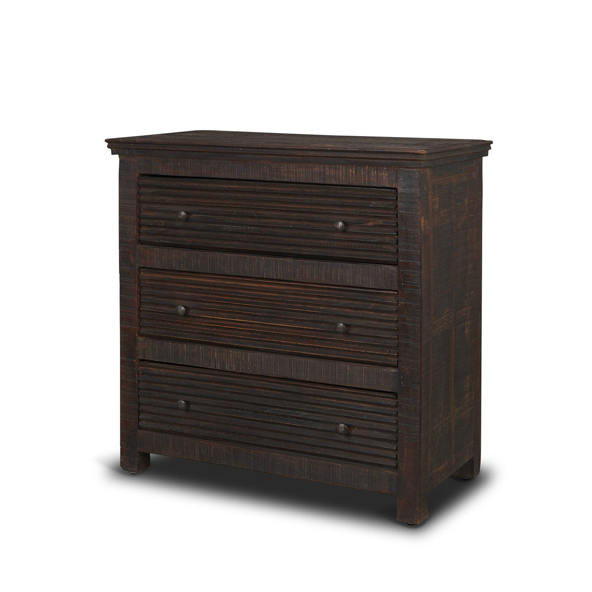 Rhett Reclaimed Wood 3 Drawer Cabinet by Mercana at Eve Furniture