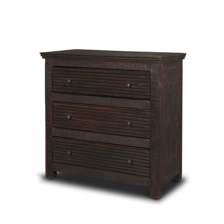 Rhett Reclaimed Wood 3 Drawer Cabinet by Mercana at Eve Furniture