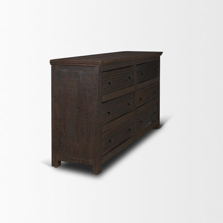 Rhett Reclaimed Wood 6 Drawer Cabinet by Mercana at Eve Furniture