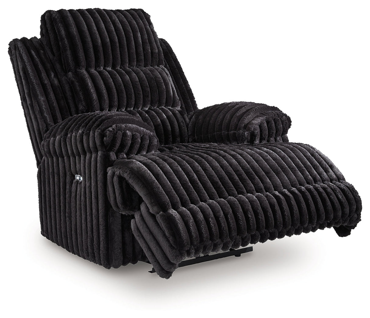 Rhine Falls Onyx Power Zero Wall Recliner by Ashley at Eve Furniture