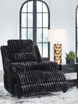 Rhine Falls Onyx Power Zero Wall Recliner by Ashley at Eve Furniture