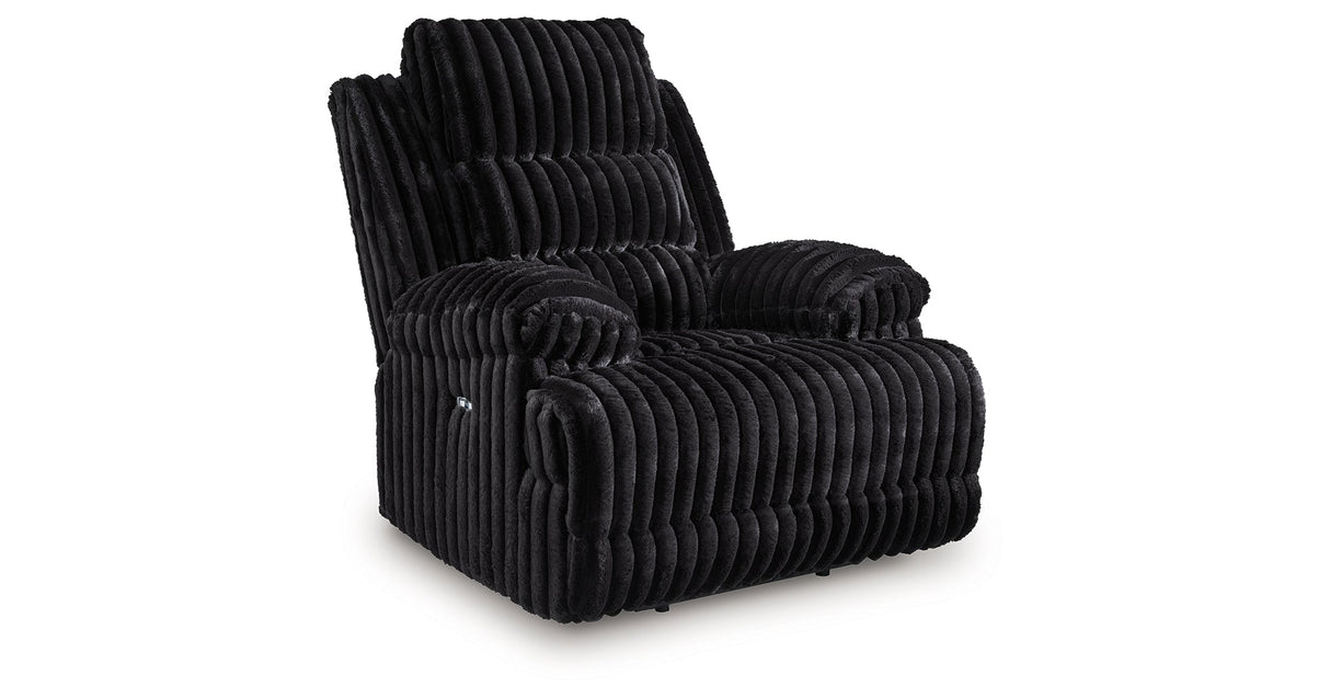 Rhine Falls Onyx Power Reclining Living Room Set by Ashley at Eve Furniture