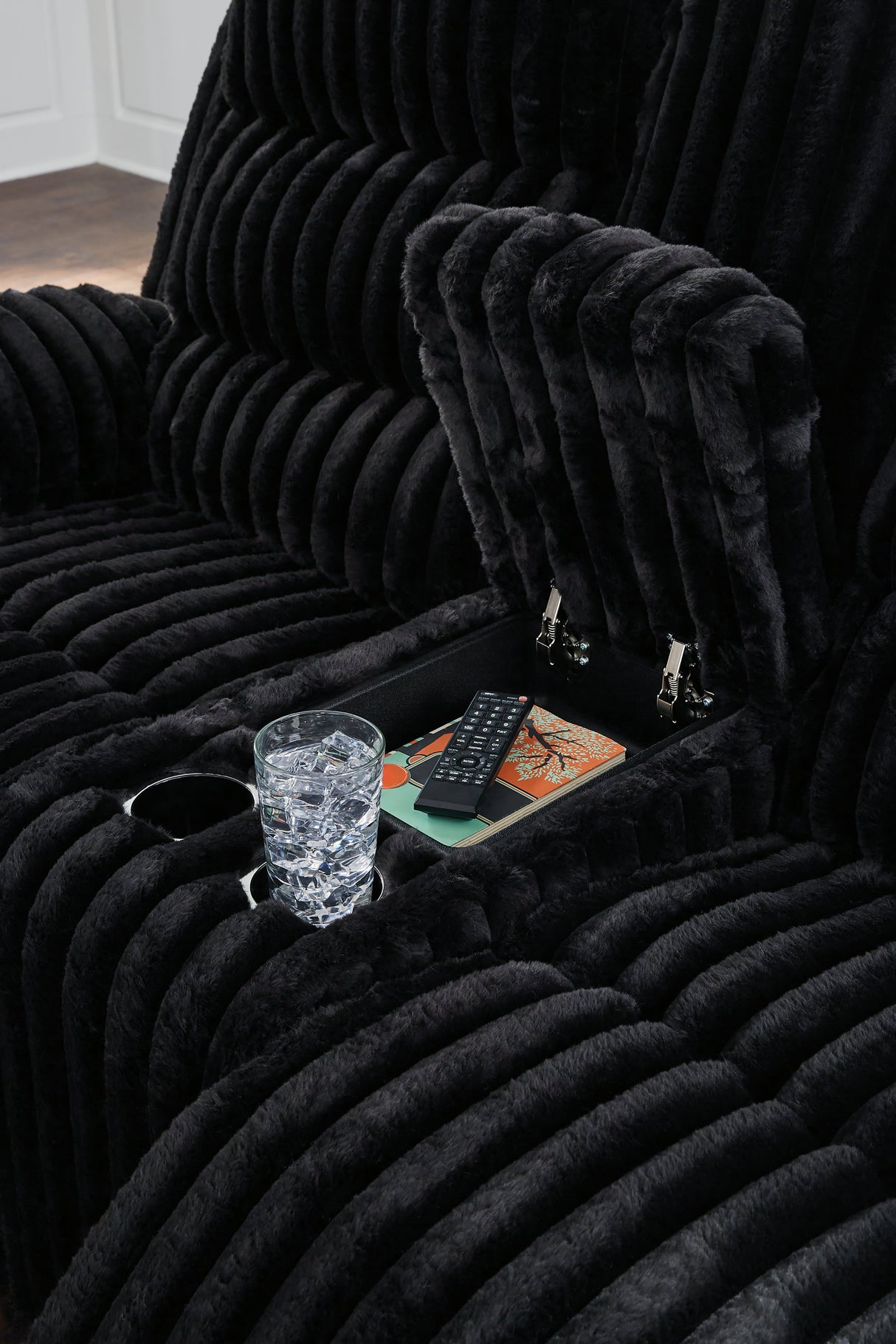 Rhine Falls Onyx Power Reclining Living Room Set by Ashley at Eve Furniture