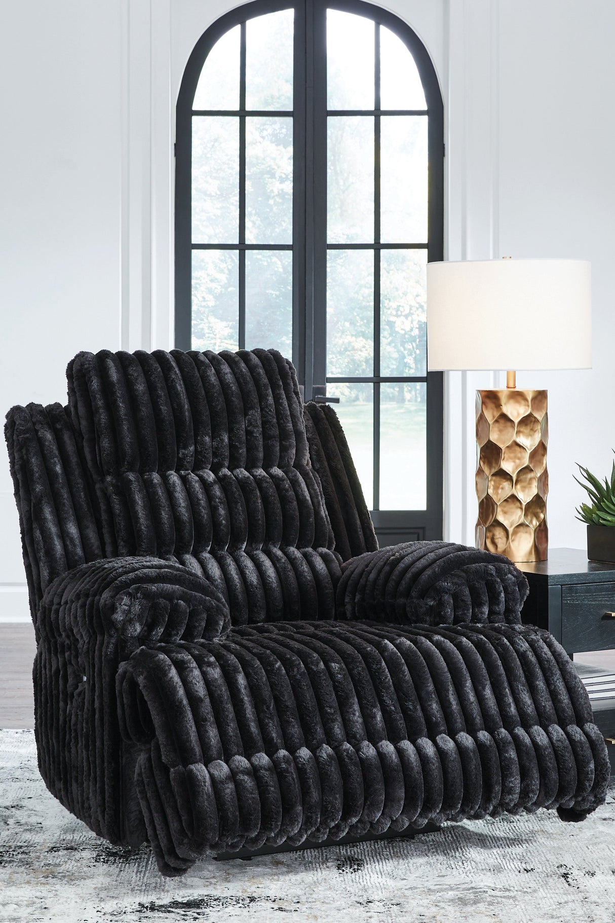 Rhine Falls Onyx Power Reclining Living Room Set by Ashley at Eve Furniture