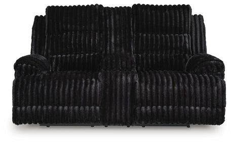 Rhine Falls Onyx Power Reclining Living Room Set by Ashley at Eve Furniture