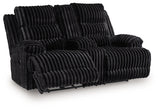 Rhine Falls Onyx Power Reclining Living Room Set by Ashley at Eve Furniture