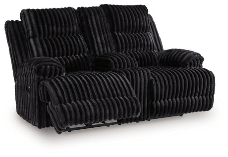 Rhine Falls Onyx Power Reclining Living Room Set by Ashley at Eve Furniture