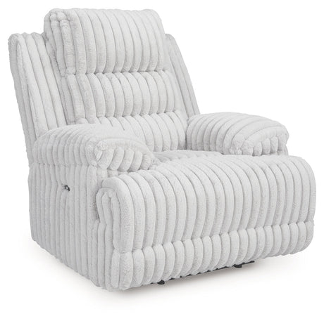 Rhines Falls Alloy Power Zero Wall Recliner by Ashley at Eve Furniture