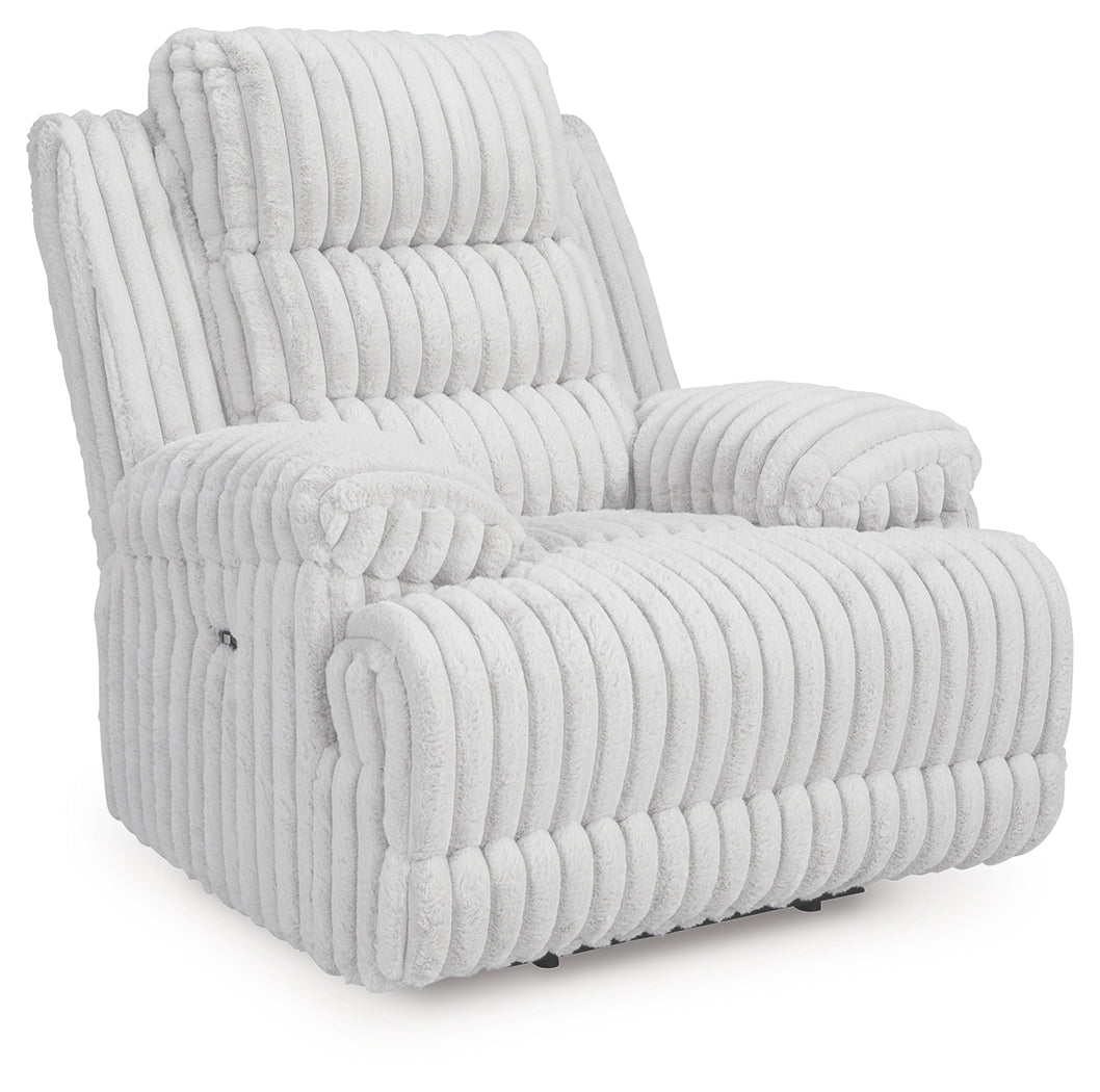 Rhines Falls Alloy Power Reclining Living Room Set by Ashley at Eve Furniture