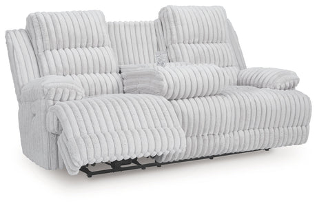 Rhines Falls Alloy Power Reclining Living Room Set by Ashley at Eve Furniture