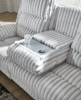 Rhines Falls Alloy Power Reclining Living Room Set by Ashley at Eve Furniture