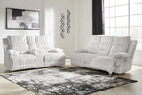 Rhines Falls Alloy Power Reclining Living Room Set by Ashley at Eve Furniture