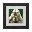 Rhino Green by Mercana Studio a Hand Embellished Textured Framed Art Print Matted under Glass by Mercana at Eve Furniture
