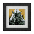 Rhino Yellow by Mercana Studio a Hand Embellished Textured Framed Art Print Matted under Glass by Mercana at Eve Furniture