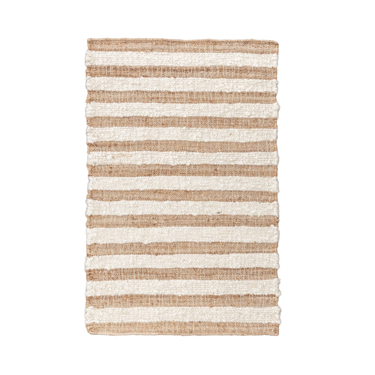 Rhodes Stripe Natural/Ivory Rug by Classic Home at Eve Furniture