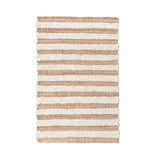 Rhodes Stripe Natural/Ivory Rug by Classic Home at Eve Furniture