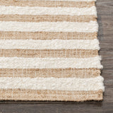 Rhodes Stripe Natural/Ivory Rug by Classic Home at Eve Furniture