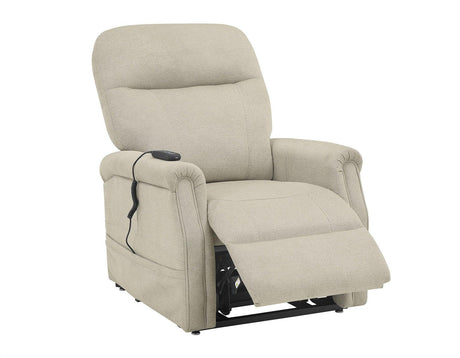 Rhodes Versatile Beige Power Lift Chair by Steve Silver at Eve Furniture