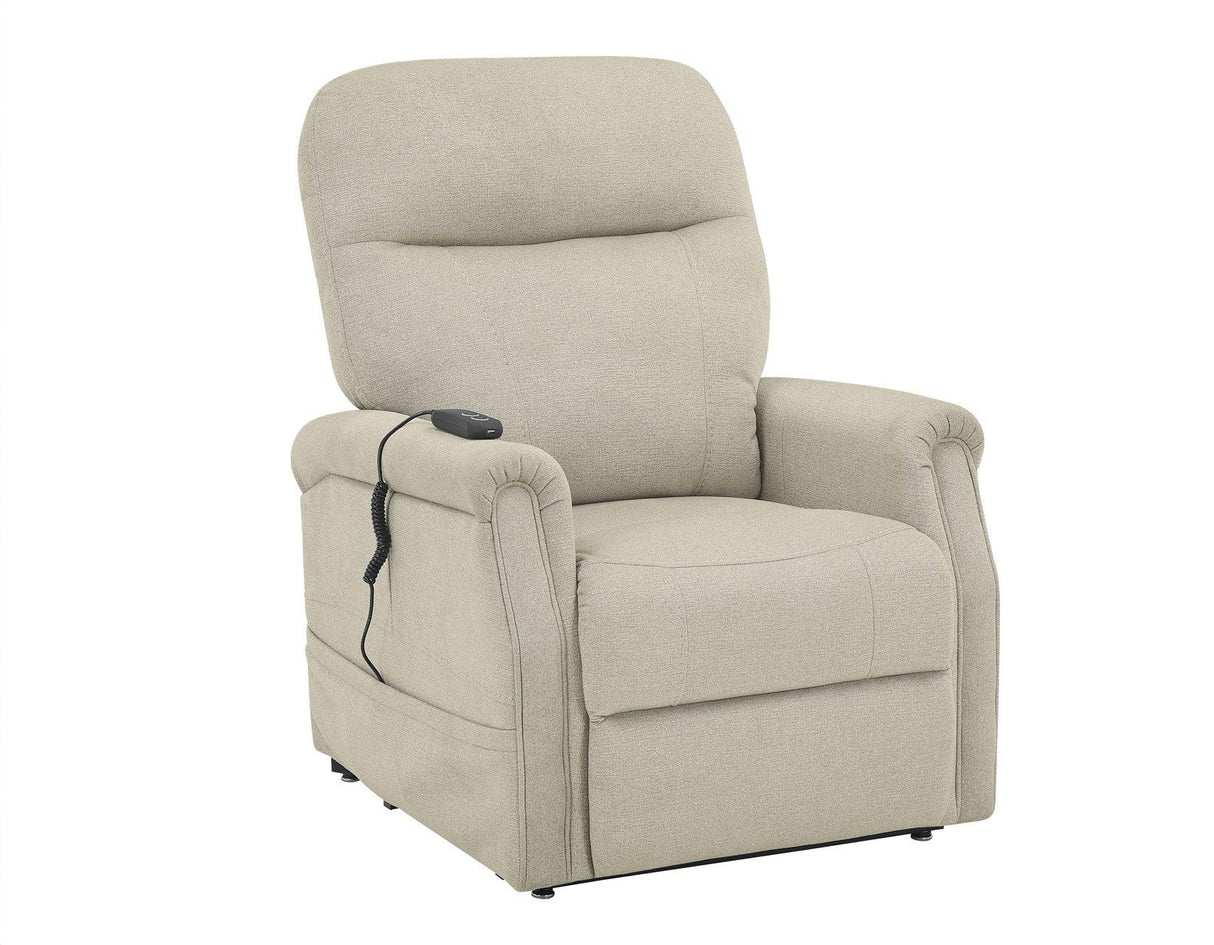 Rhodes Versatile Beige Power Lift Chair by Steve Silver at Eve Furniture