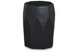Rhysworth Black Stool by Ashley at Eve Furniture