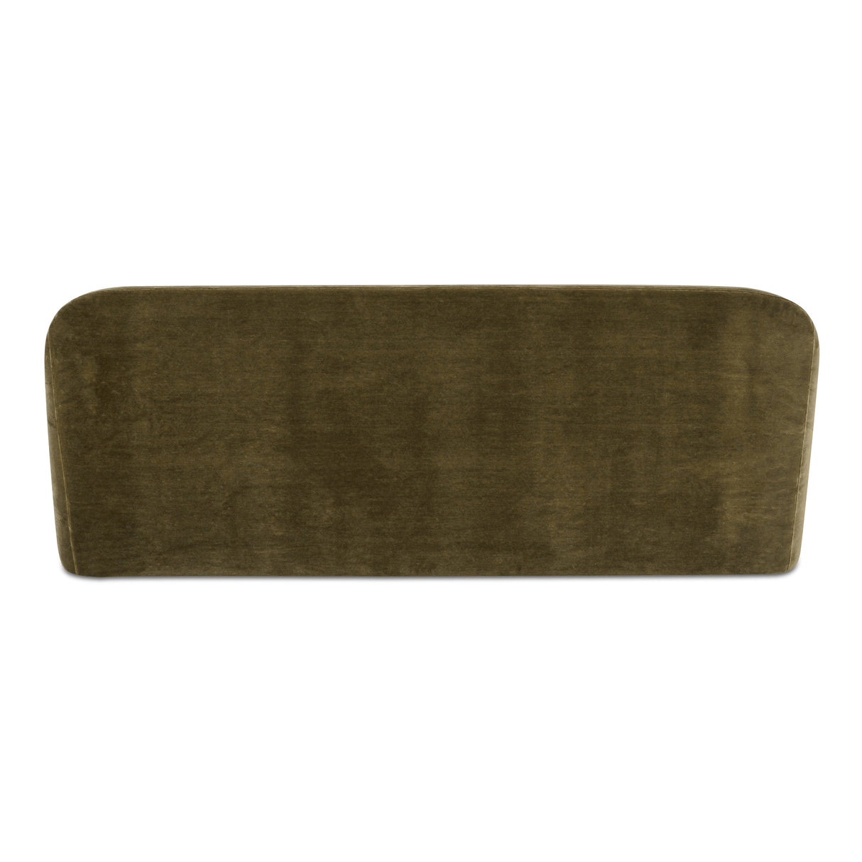 Rialto Dark Green Faux Mohair Sofa by Moe's Home at Eve Furniture