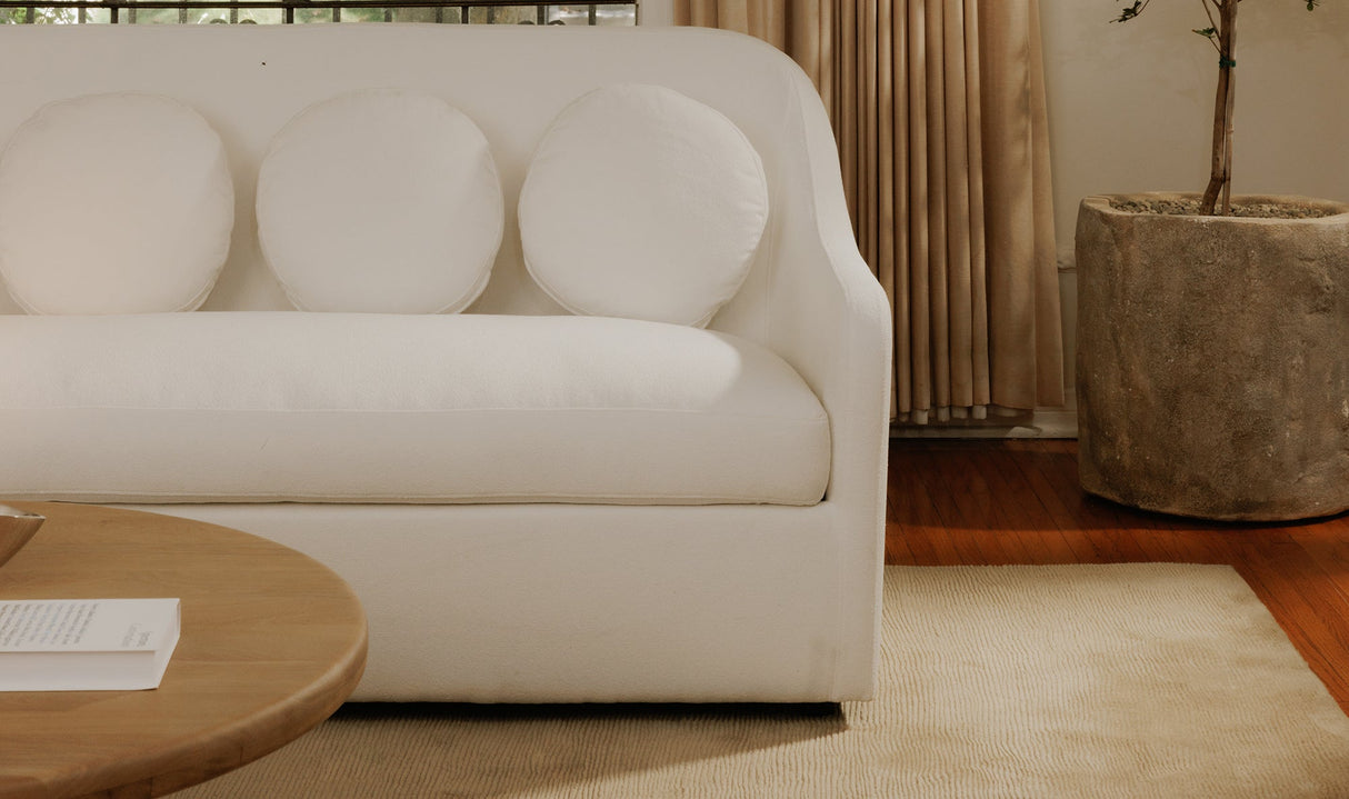 Rialto Sofa White by Moe's Home at Eve Furniture
