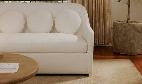 Rialto Sofa White by Moe's Home at Eve Furniture