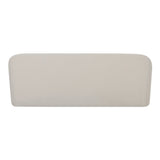 Rialto White Sofa by Moe's Home at Eve Furniture