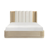 Ribbon Light Brown 4-Piece Queen Bedroom Set by Homelegance at Eve Furniture