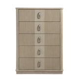 Ribbon Light Brown 5-Piece Queen Bedroom Set by Homelegance at Eve Furniture