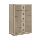 Ribbon Light Brown 5-Piece Queen Bedroom Set by Homelegance at Eve Furniture
