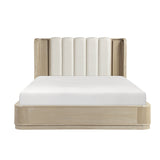 Ribbon Light Brown 5-Piece Queen Bedroom Set by Homelegance at Eve Furniture