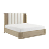 Ribbon Light Brown 5-Piece Queen Bedroom Set by Homelegance at Eve Furniture