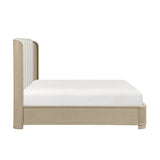 Ribbon Light Brown 5-Piece Queen Bedroom Set by Homelegance at Eve Furniture